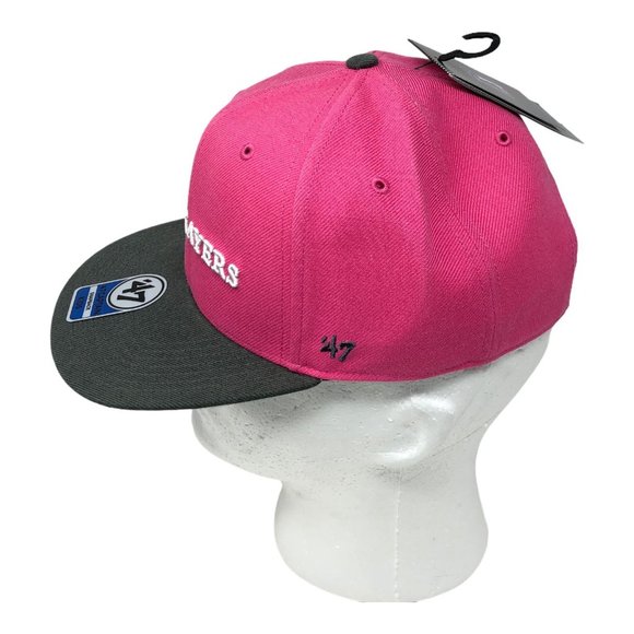 PGA Tour Youth Hat Adjustable SnapBack Pink Gray The Players 47 Captain Kids - Picture 2 of 7